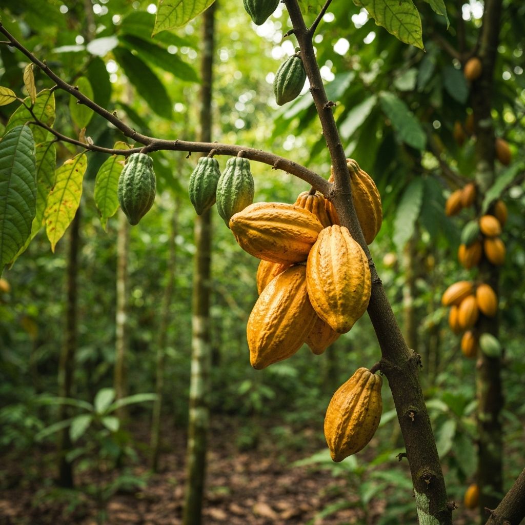 Mazorcas de cacao fino de aroma en Palanda
